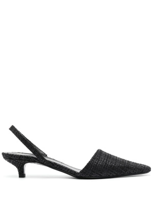 

The Raffia 35mm slingback pumps, TOTEME The Raffia 35mm slingback pumps