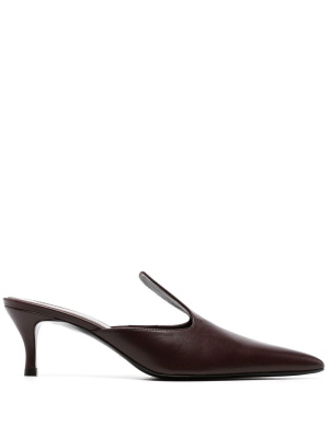 

Slip-on leather mules, TOTEME Slip-on leather mules