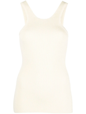 

Curved Compact jersey-knit tank top, TOTEME Curved Compact jersey-knit tank top