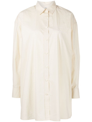 

Drop-shoulder linen shirt, TOTEME Drop-shoulder linen shirt