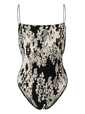 

Graphic-print one-piece swimsuit, TOTEME Graphic-print one-piece swimsuit