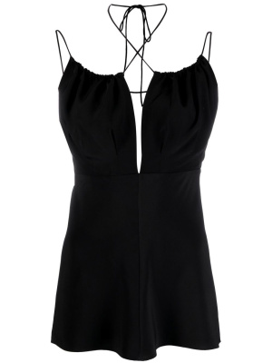 

Tie-fastening sleeveless top, TOTEME Tie-fastening sleeveless top