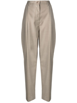 

Pressed-crease wide-leg trousers, TOTEME Pressed-crease wide-leg trousers