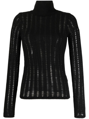 

Open-knit silk top, TOTEME Open-knit silk top