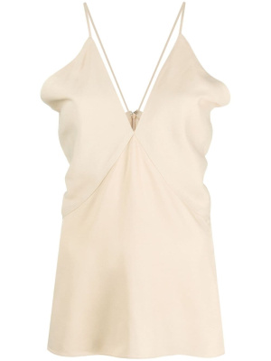 

Draped cotton camisole top, TOTEME Draped cotton camisole top