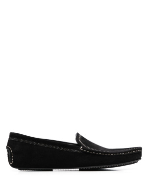 

Almond-toe suede loafers, TOTEME Almond-toe suede loafers
