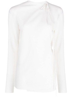 

Tied-neck wool jumper, TOTEME Tied-neck wool jumper