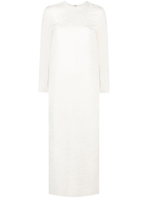 

Floral-jacquard dress, TOTEME Floral-jacquard dress