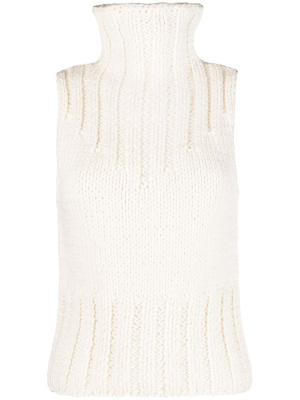 

Roll-neck wool vest, TOTEME Roll-neck wool vest
