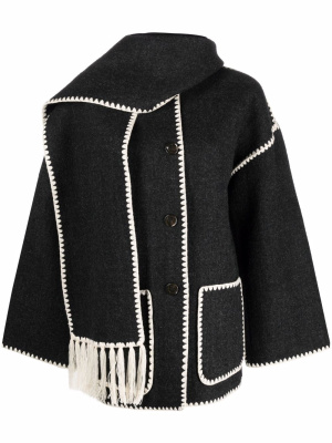 

Embroidered scarf jacket, TOTEME Embroidered scarf jacket