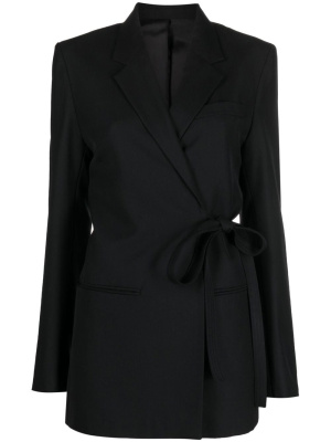 

Double-breasted wrap blazer, TOTEME Double-breasted wrap blazer