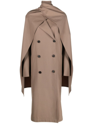 

Scarf-neck trench coat, TOTEME Scarf-neck trench coat