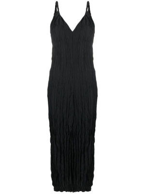 

Crinkled silk midi dress, TOTEME Crinkled silk midi dress