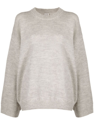 

Melange-effect crew neck jumper, TOTEME Melange-effect crew neck jumper