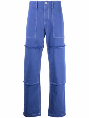 

Tempera Cross straight-leg trousers, Marcelo Burlon County of Milan Tempera Cross straight-leg trousers