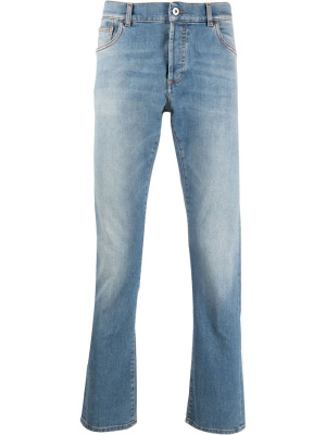 

Mid-rise straight-leg jeans, Marcelo Burlon County of Milan Mid-rise straight-leg jeans