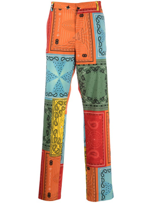 

Bandana-print wool trousers, Marcelo Burlon County of Milan Bandana-print wool trousers