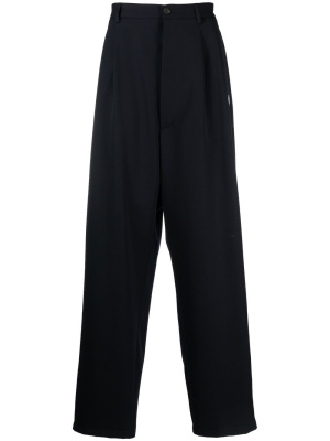 

Feather print wide-leg tailored trousers, Marcelo Burlon County of Milan Feather print wide-leg tailored trousers