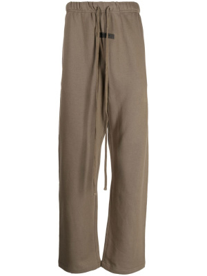 

Logo-patch drawstring trousers, FEAR OF GOD ESSENTIALS Logo-patch drawstring trousers