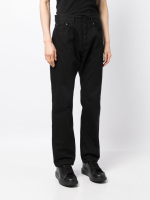 

High-waisted straight-leg jeans, FEAR OF GOD ESSENTIALS High-waisted straight-leg jeans