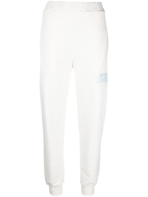 

Embroidered-logo slim track pants, Opening Ceremony Embroidered-logo slim track pants