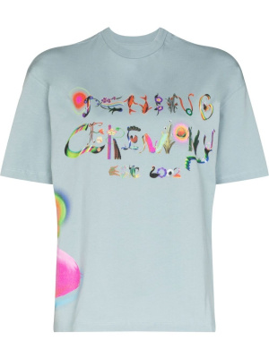 

Chinese Letter-print T-shirt, Opening Ceremony Chinese Letter-print T-shirt