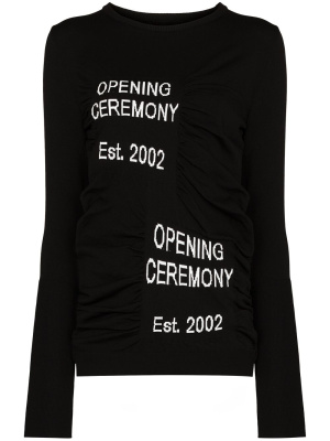

Box Logo crew-neck jumper, Opening Ceremony Box Logo crew-neck jumper