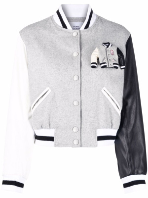 

Jacket motif varsity jacket, Opening Ceremony Jacket motif varsity jacket
