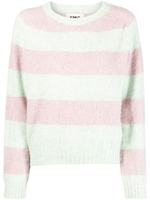 

Jets striped crewneck jumper, YMC Jets striped crewneck jumper