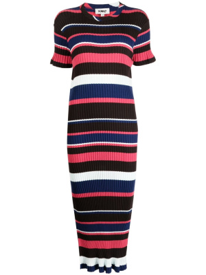 

Bluebird striped knit dress, YMC Bluebird striped knit dress