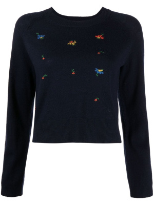 

Merino floral knitted jumper, YMC Merino floral knitted jumper