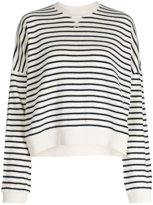 

Almost Grown stripe-pattern sweatshirt, YMC Almost Grown stripe-pattern sweatshirt