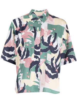 

Eva graphic-print shirt, YMC Eva graphic-print shirt