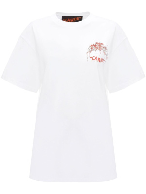 

Carrie logo-print T-shirt, JW Anderson Carrie logo-print T-shirt