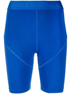 

Logo-waist cycling shorts, Balenciaga Logo-waist cycling shorts