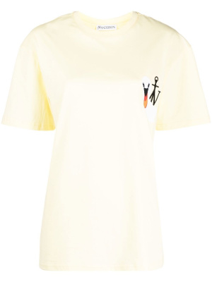 

Embroidered-logo T-shirt, JW Anderson Embroidered-logo T-shirt