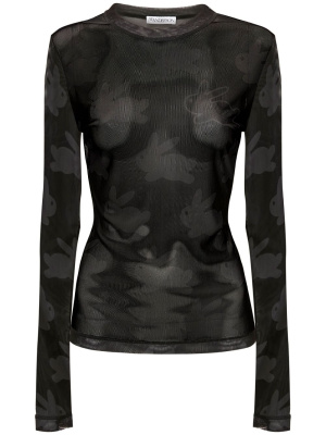 

Bunny-motif long-sleeve top, JW Anderson Bunny-motif long-sleeve top