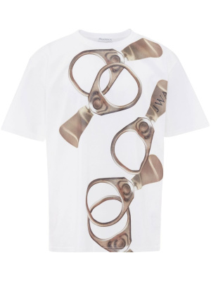 

Graphic-print detail T-shirt, JW Anderson Graphic-print detail T-shirt
