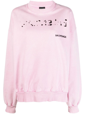 

Logo-print sweatshirt, Balenciaga Logo-print sweatshirt