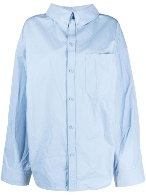 

Oversized-collar poplin shirt, Balenciaga Oversized-collar poplin shirt