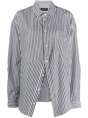 

Swing striped cotton shirt, Balenciaga Swing striped cotton shirt