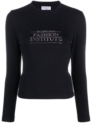 

Fashion Institute long-sleeve T-shirt, Balenciaga Fashion Institute long-sleeve T-shirt