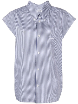 

Raw-cut striped swing shirt, Balenciaga Raw-cut striped swing shirt