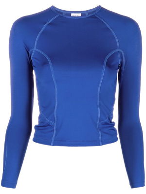 

Logo-print panelled top, Balenciaga Logo-print panelled top