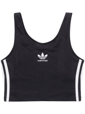 

X adidas logo-print swim top, Balenciaga X adidas logo-print swim top