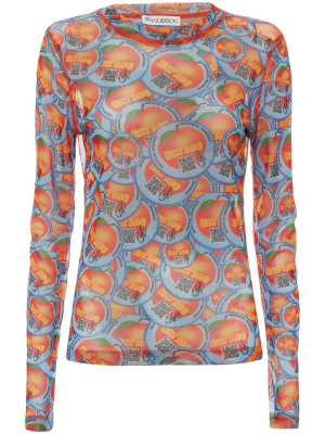 

All-over apple-print top, JW Anderson All-over apple-print top