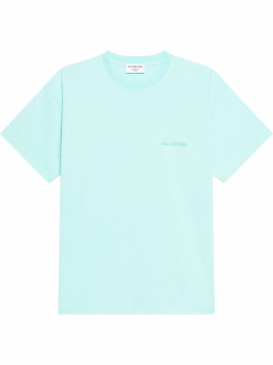 

Logo-print cotton T-shirt, Balenciaga Logo-print cotton T-shirt