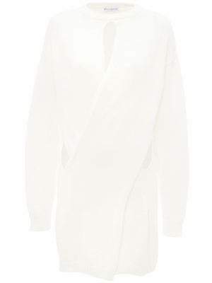 

Twist-front jumper dress, JW Anderson Twist-front jumper dress