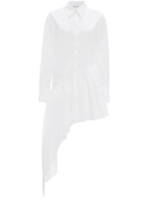

Asymmetric cotton shirt dress, JW Anderson Asymmetric cotton shirt dress