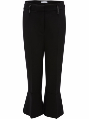 

Cropped flared trousers, JW Anderson Cropped flared trousers